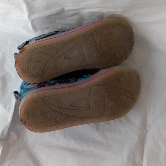 Athletic Works Light Up High Top Shoes Toddler Girl Size 10 - Picture 8 of 8